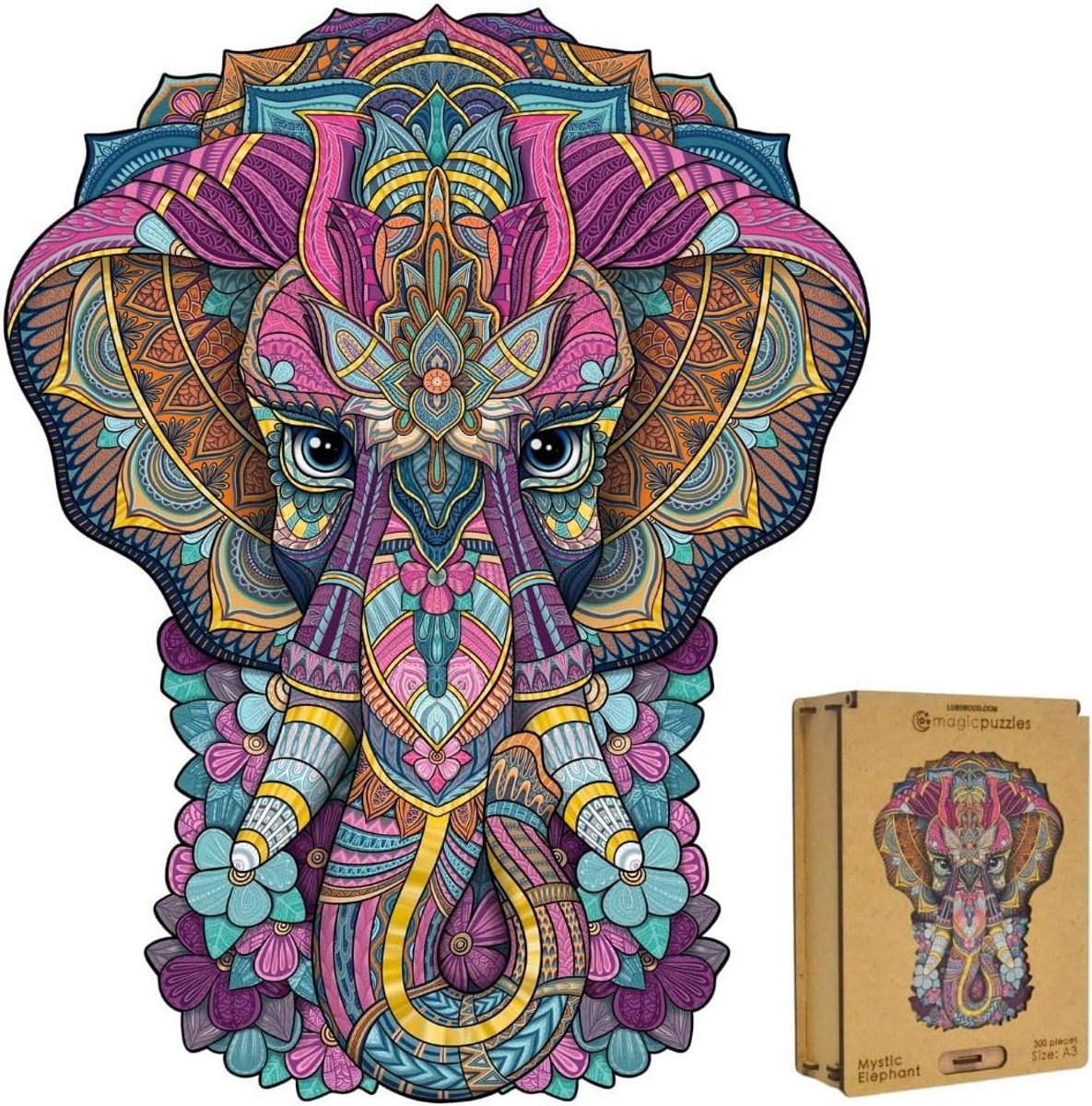 Unieke Houten Puzzel in Dierenvorm - Bevordert Concentratie en Cognitieve Vaardigheden