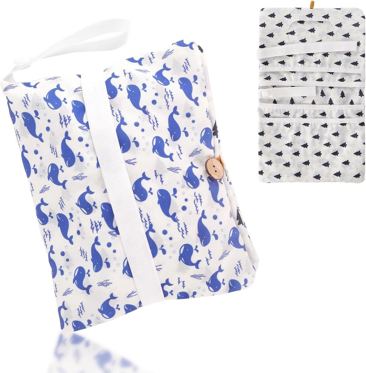 Wasbare Luiertas Organizer voor Kinderwagens met Sluiting