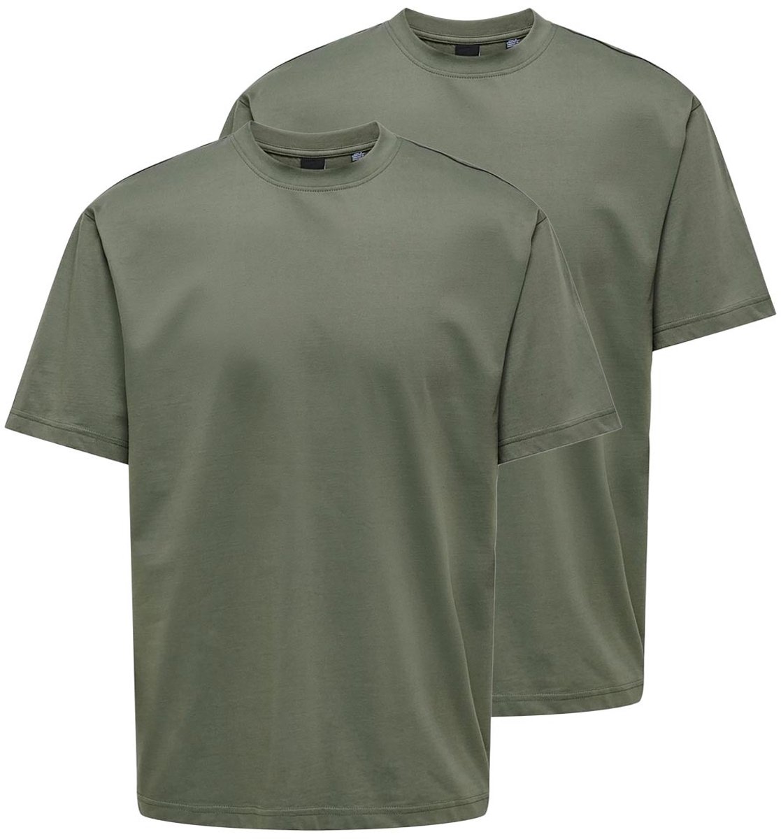 Only & Sons Heren t-shirt 2 pack Onsfred