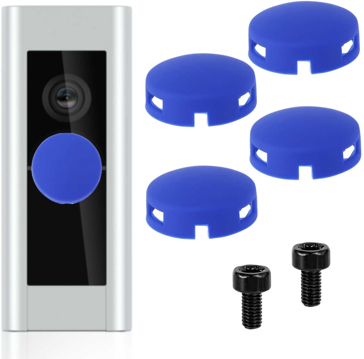 Deurbel Knopsets - Waterdichte Vervangingsset - Siliconen Covers en Schroeven