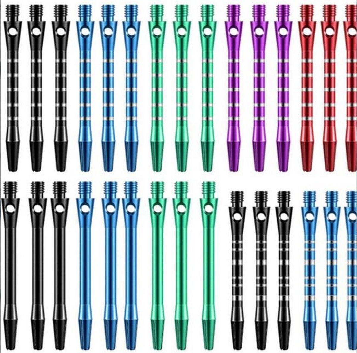 30 Aluminium Dartpijlen Set - Professionele Werpijlen voor Dartsbord
