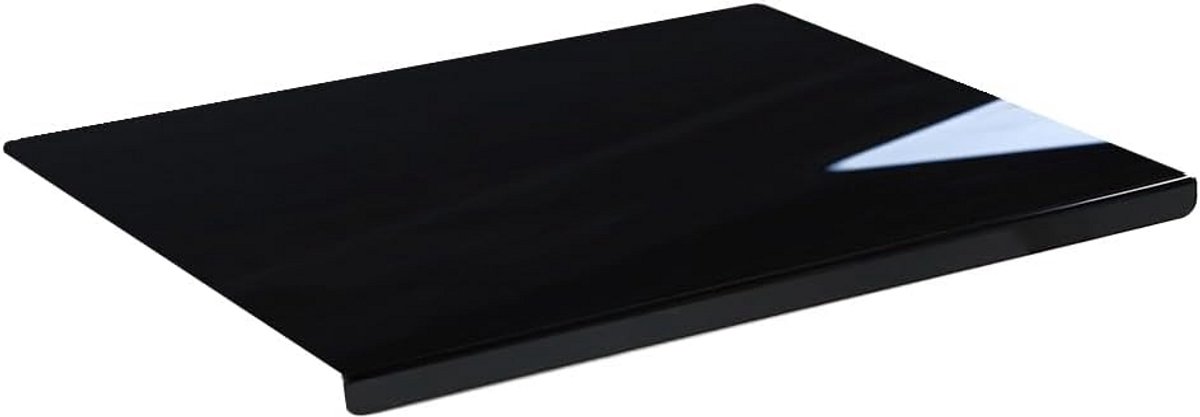 Grote Transparante Acryl Snijplank met Opstaande Rand - Antislip en Vaatwasserbestendig