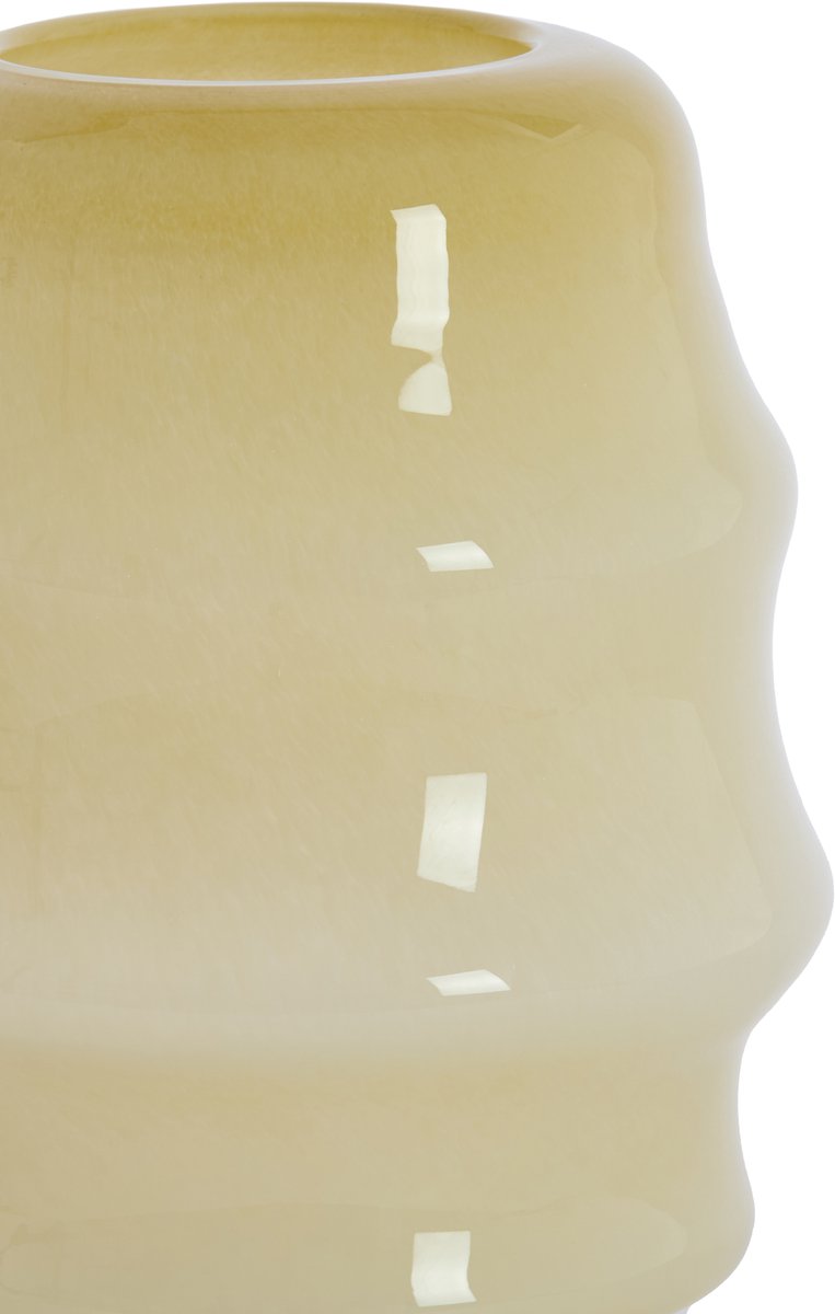 Light&living Vaas Ø26x34,5 cm JAMANOTA glas crème