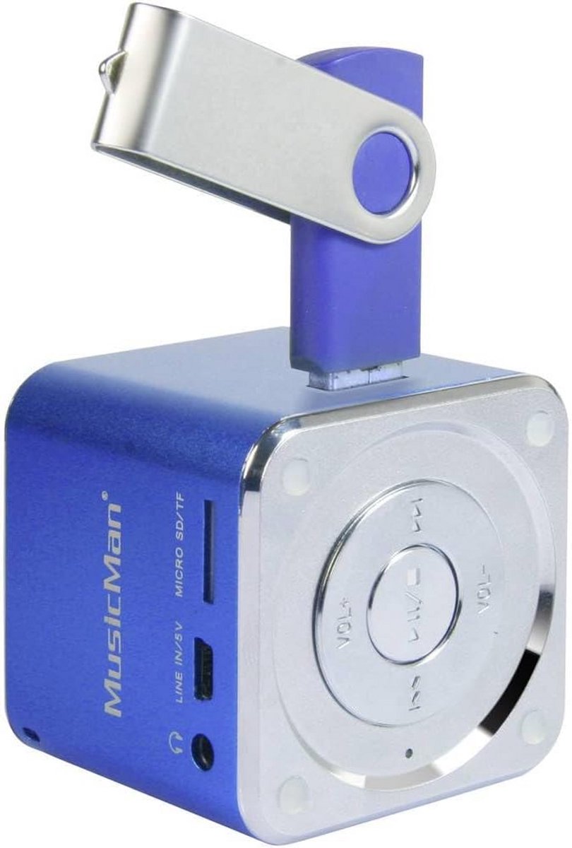 Draagbare Bluetooth Speaker Mini - Oplaadbaar - Met AUX, USB & Micro SD Slot - Geschikt voor Telefoon, Laptop en MP3
