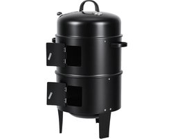 Smoker Barbecue Verticaal – Dubbele Rookkamer, Koud & Warm Roken, Houtskool Rookoven