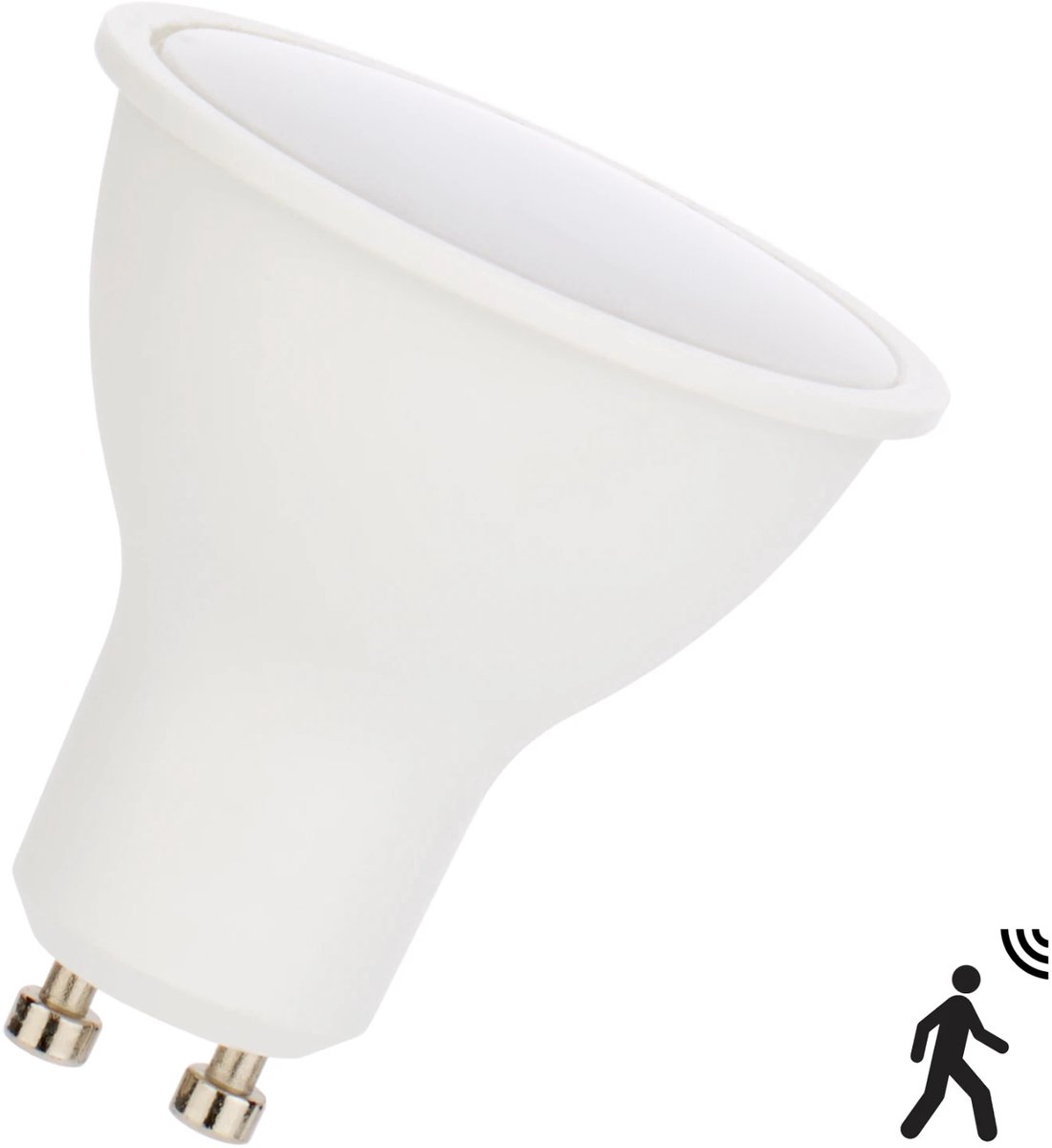 Bailey LED GU10 spot met bewegingssensor 4.5W 2700K 300lm 110° | GU10 | Extra Warm Wit | 4.5 watt | 15.000 Branduren