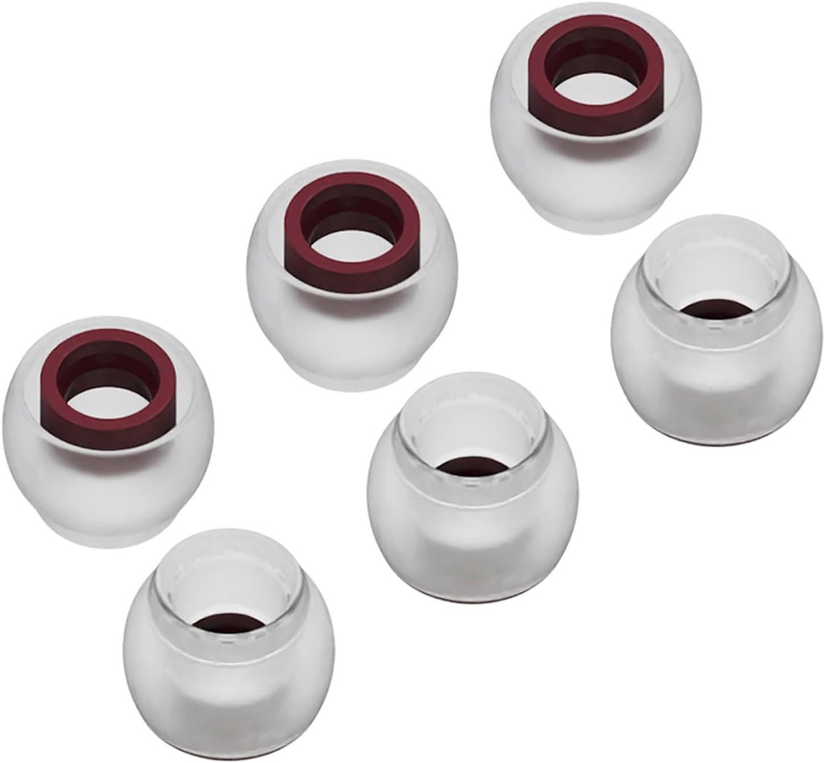 6 Paar Vervangende Oordopjes voor In-Ear Monitors Silicone Isolatie Pads