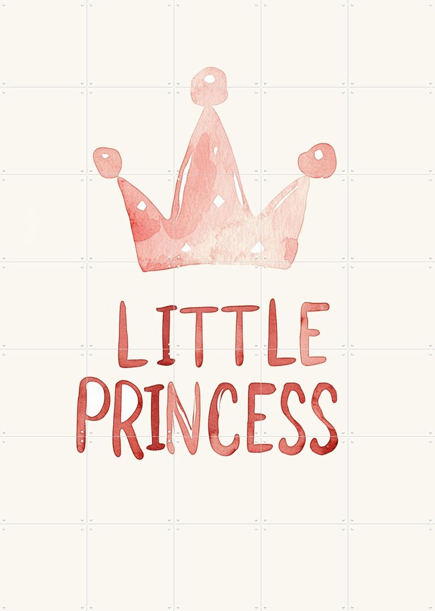 IXXI Little princess, Treechild & Various - 100 x 140 cm - Gratis ophangtool - Grote wanddecoratie en posters Babykamer, Kinderkamer, Baby, Kinderen