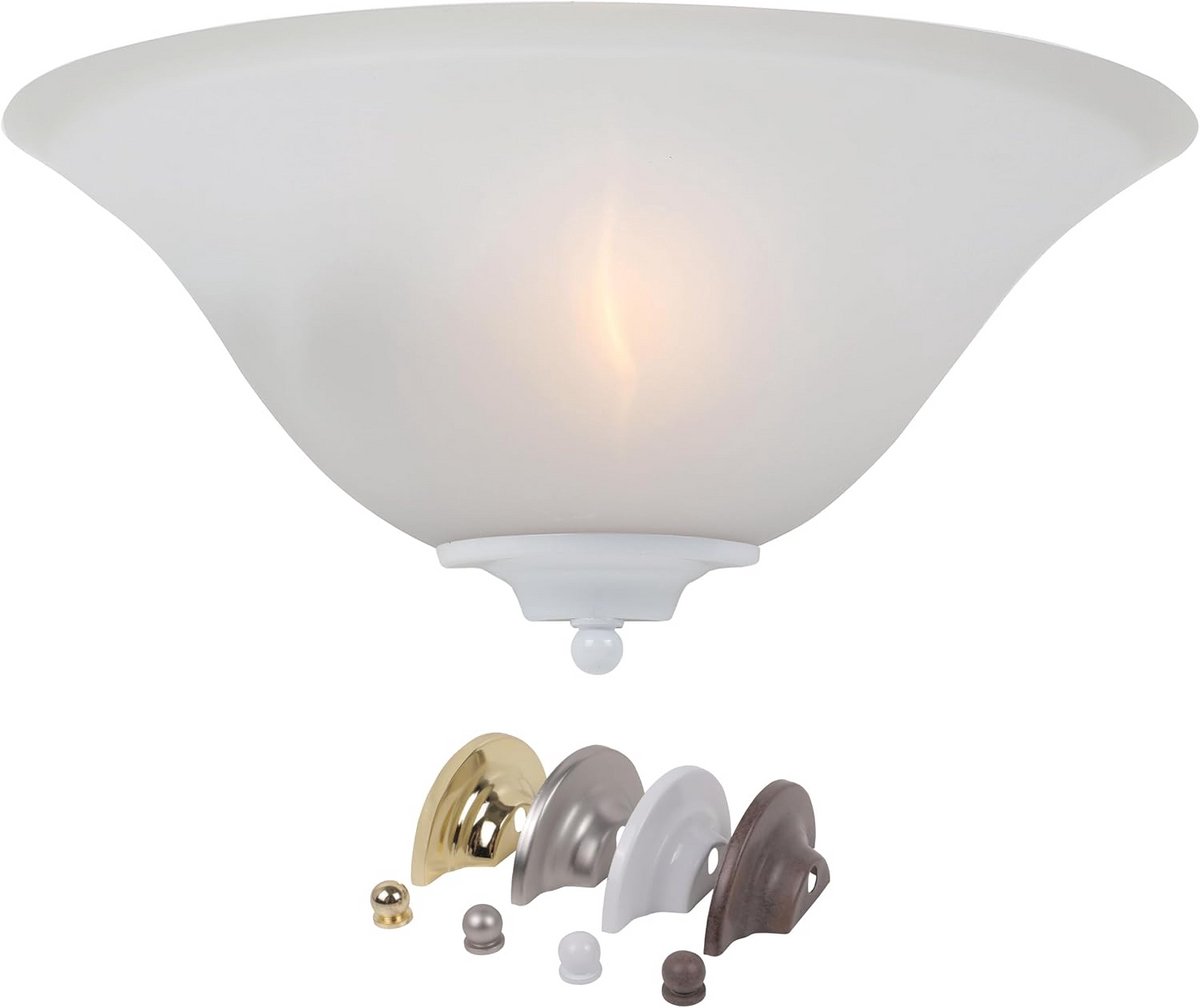 Wandlamp met Witte Accentkappen voor Binnenverlichting