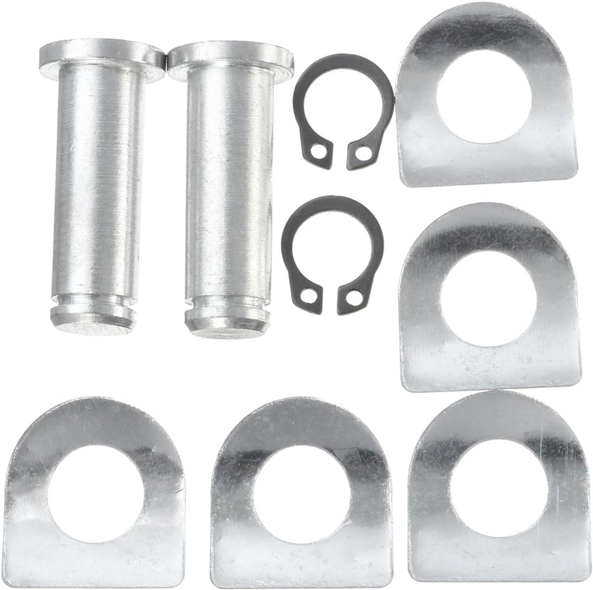 Motorbike Voetsteunen - Pedaal Montage Kit - Motor Upgrade - Aluminium Legering - 30mm Lengte - Zilver