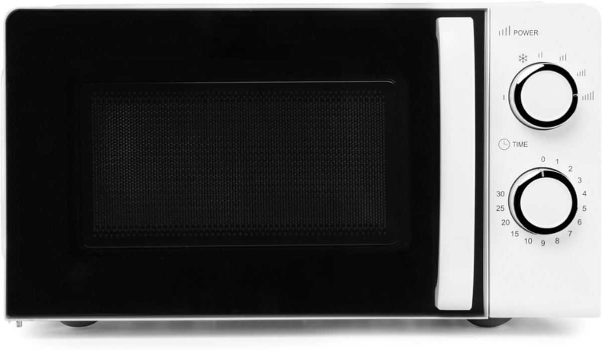 SNJY® Magnetron Vrijstaand - Microgolf - Microwave - 700W - 20 Liter - 35D x 45B x 24H cm - Wit