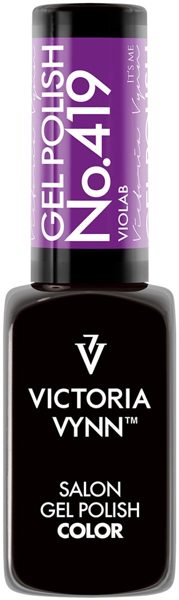 Victoria Vynn – Salon Gelpolish 419 Violab - paarse gel polish - neon - gellak - nagels - nagelverzorging - nagelstyliste - uv / led - nagelstylist - callance