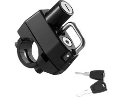 Motorhelmslot - antidiefstalbeveiligingsslot van aluminiumlegering - universeel fraudebestendig helmslot voor motorfiets, scooter en fiets - motoraccessoires