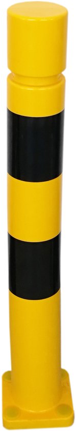 Borne à mémoire de forme – 100/800 mm – tête cylindrique – fixable – noir/jaune
