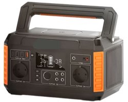 Draagbare Powerstation – Mobiele Accu – Noodstroom – met Zonnepannel - Zakelijke Energie – 520Wh Capaciteit – Zuivere Sinusgolf AC – Meerdere Aansluitingen