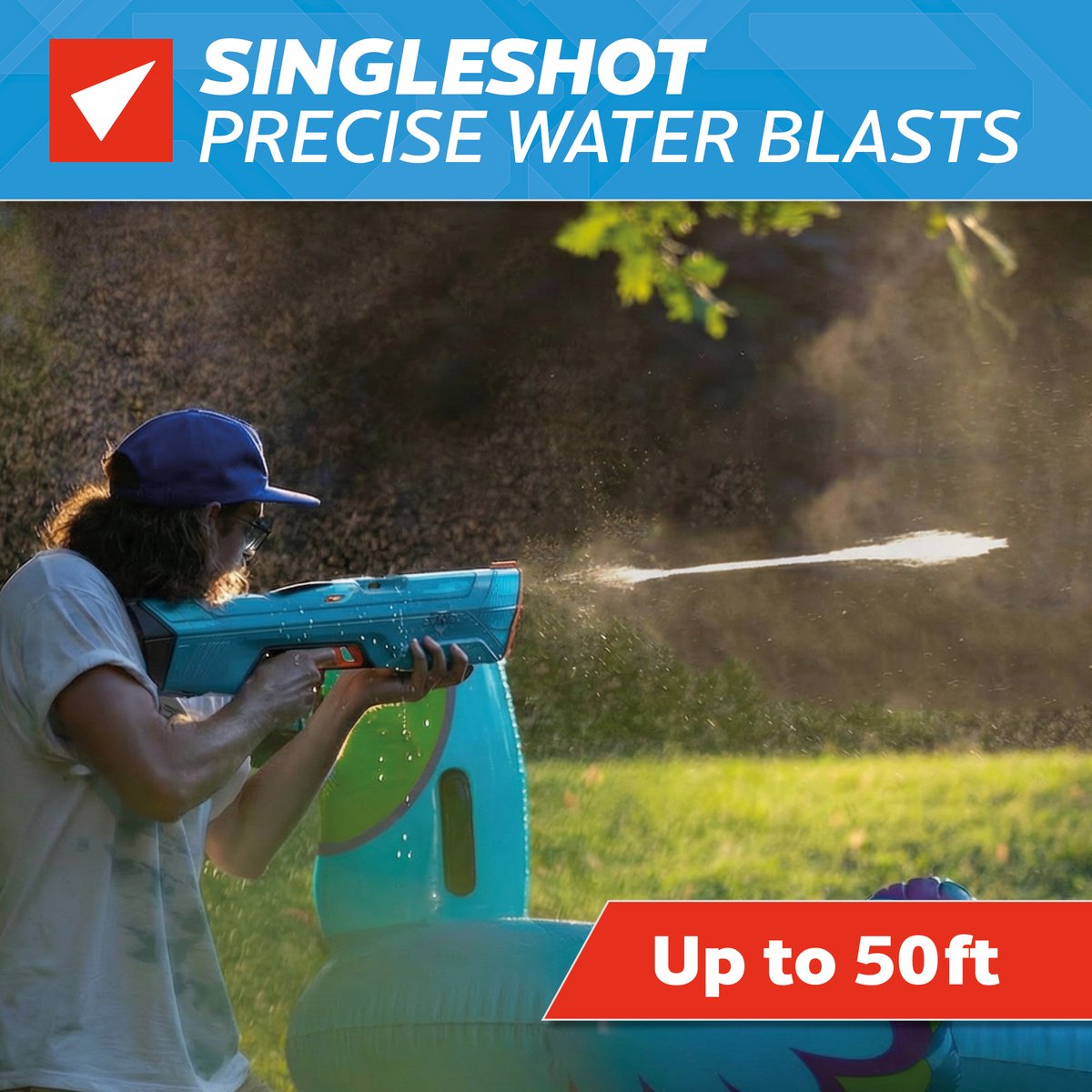 SpryaFour Red Electric Water Blaster — afbeelding 2