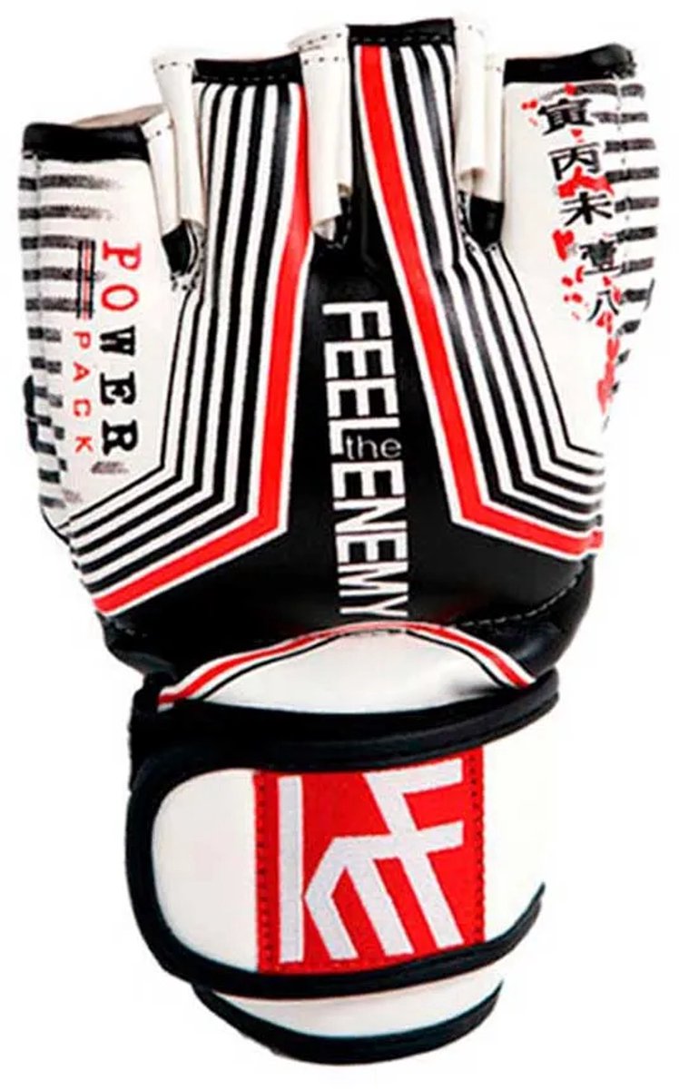 Krf Feel The Enemy Super Eva Double Strap Bokshandschoenen Wit,Zwart L