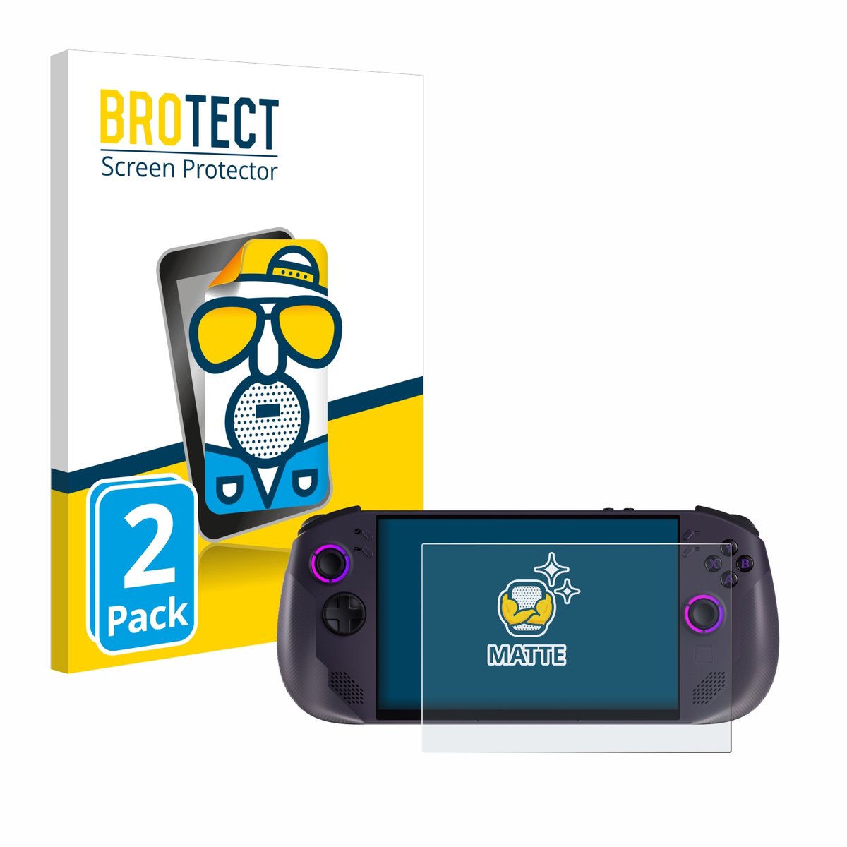 BROTECT - Screenprotector voor Lenovo Legion Go S - Folie Beschermfolie matte 2 Stuks