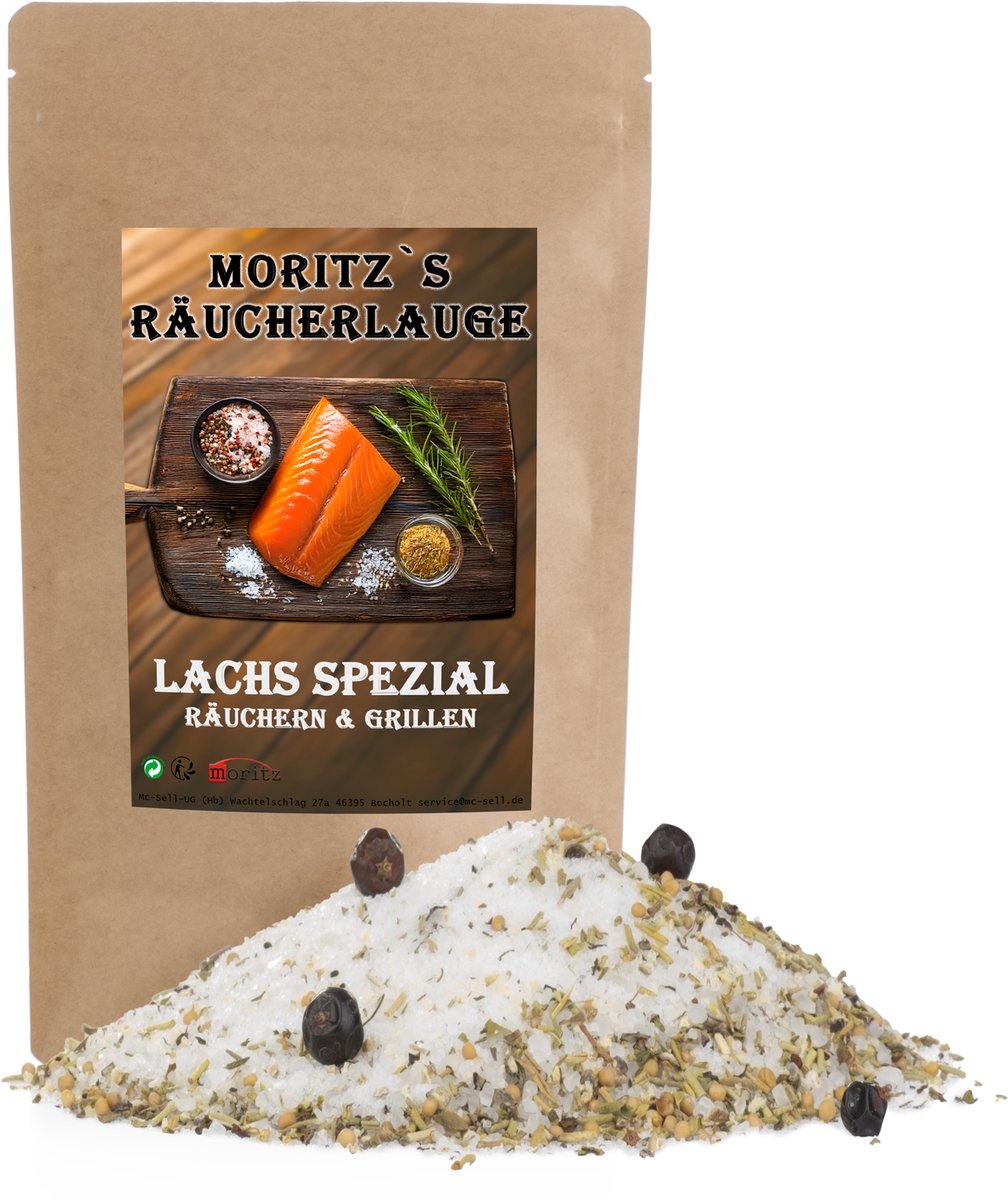 Rookzout zalm 600g pekelmix kruiden voor roken vis BBQ