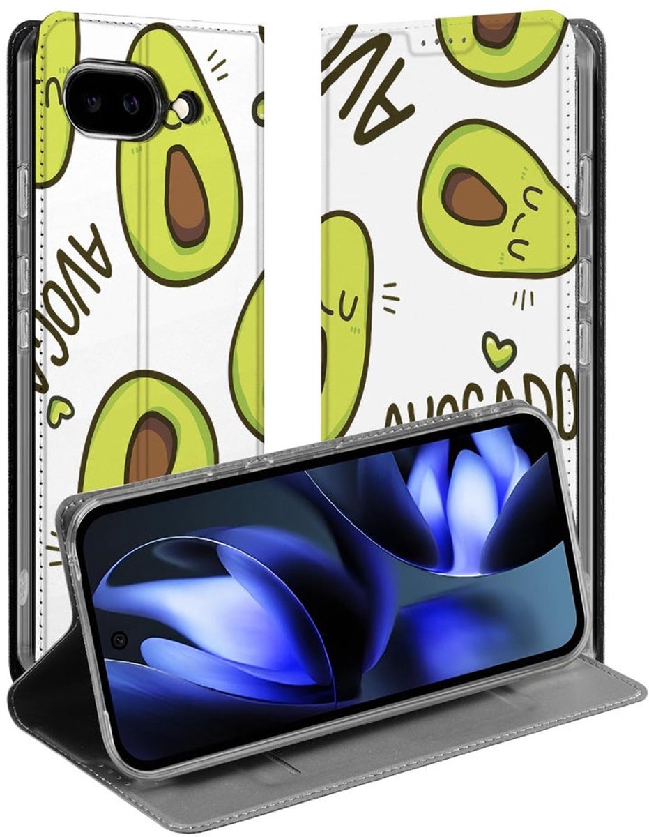Google Pixel 9a Flip Style Cover Avocado Singing