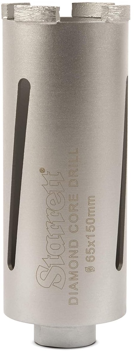 Kernboor Diamant - Gatenboor Boor - Metselwerk Boren - Diamantstof Coating - 65 mm - Grijs