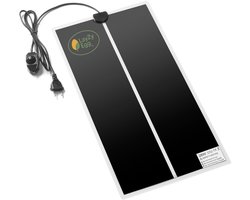 LayZyEgg® Warmtemat 28W 28x53 cm – Met Dimmer/Temperatuurregelaar – Voor Kuikens, Kwartels, Vogels, Reptielen & Amfibieën