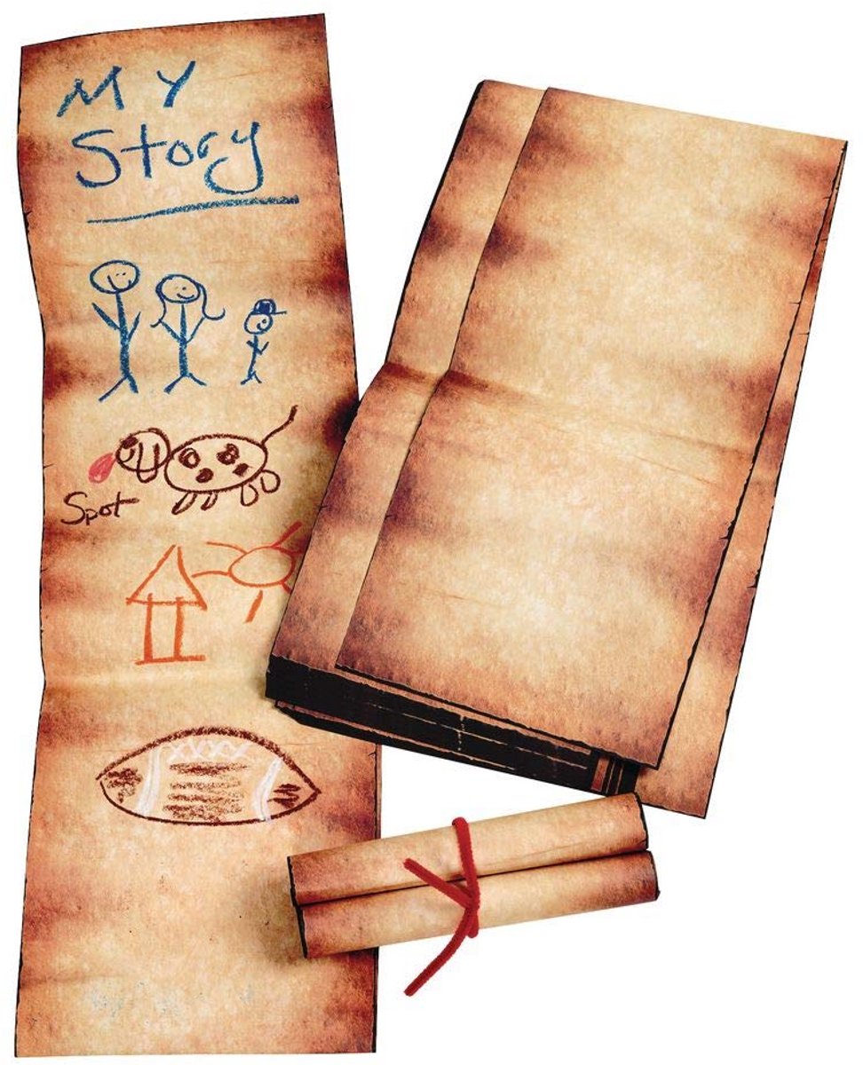 Rolbaar Papier voor Kinderen - 32 Stuks - Knutselmateriaal