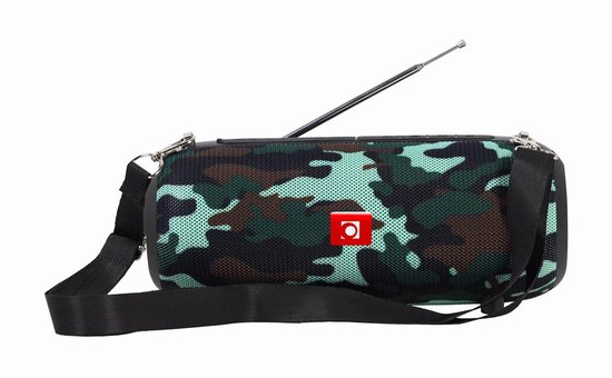 Draagbare Bluetooth Speaker GMB-Audio Camouflage 17 cm, 10m bereik, microSD, USB, AUX, 7 uur batterij