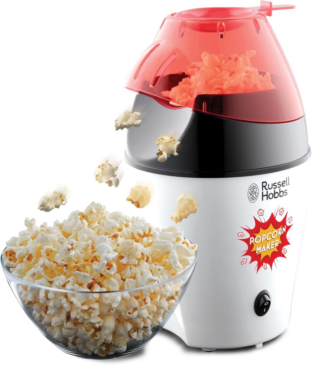 Popcornmachine Hete Lucht - Gezonde Snacks Maken in Minder Dan 3 Minuten