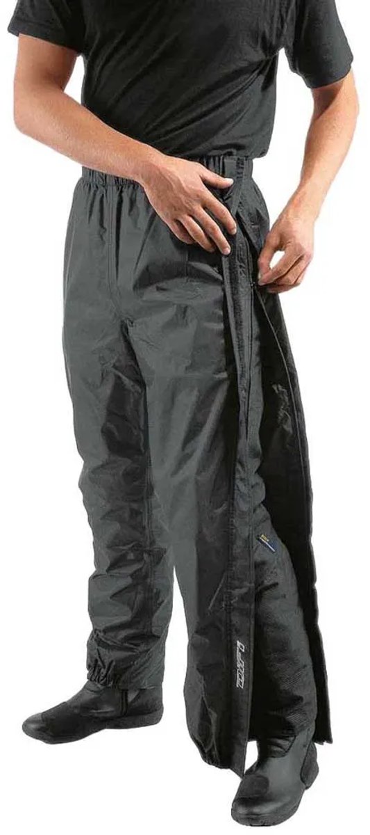 Difi Zip Regenbroek Zwart XS Man,Vrouw