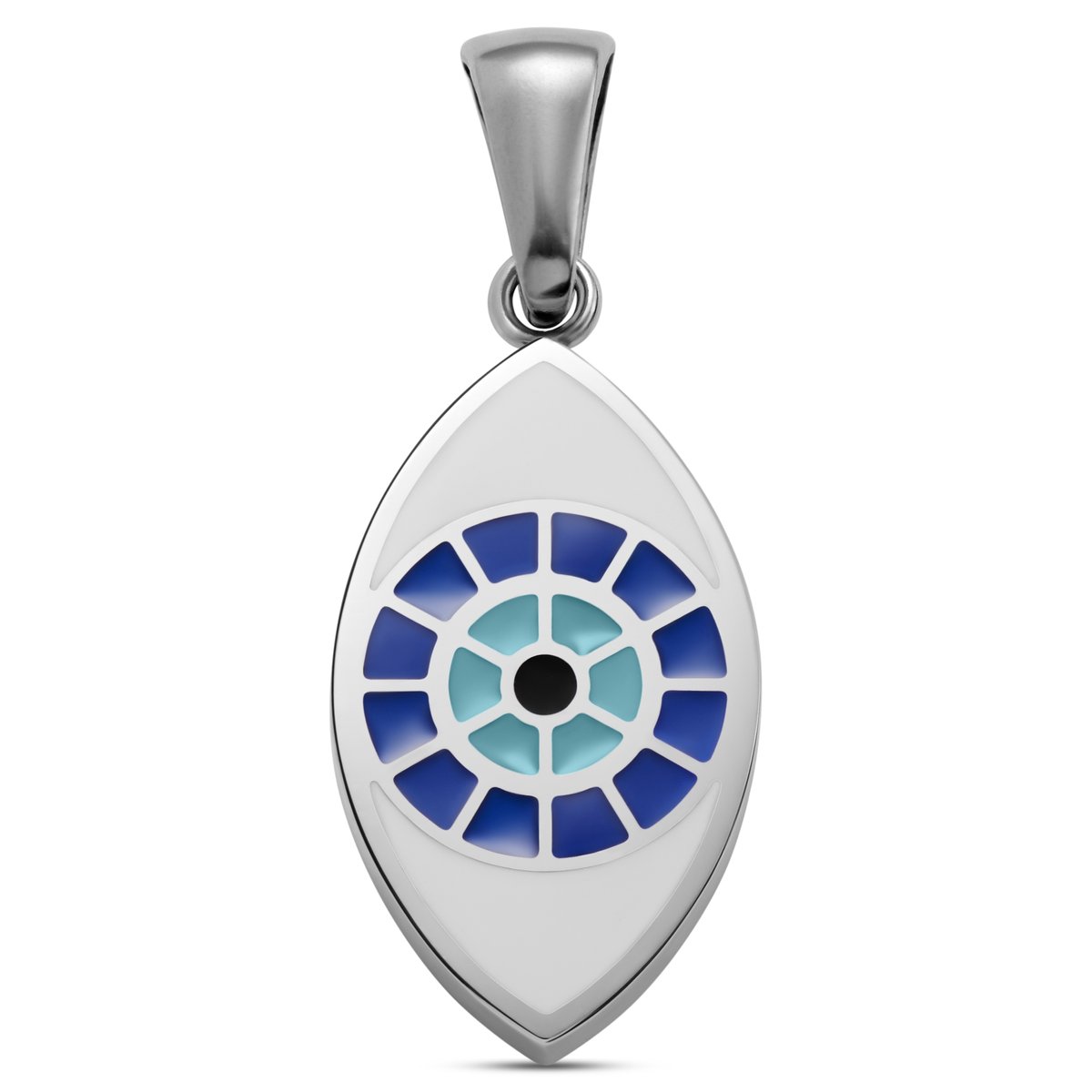 Evil Eye | Zilverkleurige Hanger