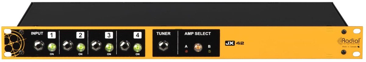 Radial JX-42 V2 gitaar en amp switcher