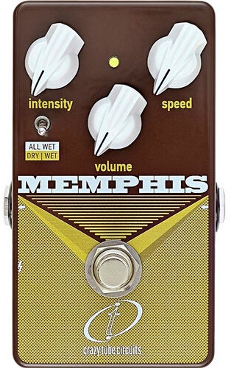 Crazy Tube Circuits Memphis real pitch shifting vibrato vibe effectpedaal