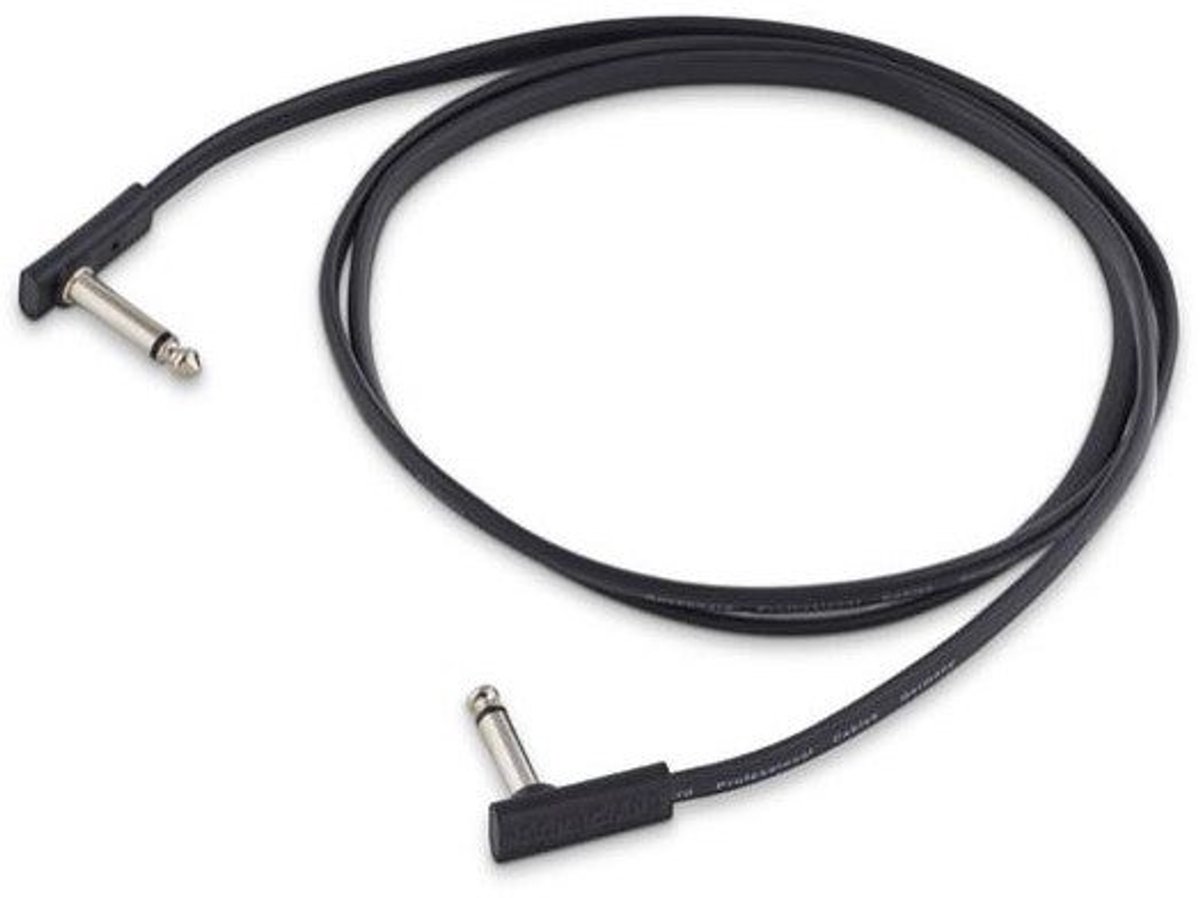 RockBoard Flat Patch Cable mono jack haaks 140 cm