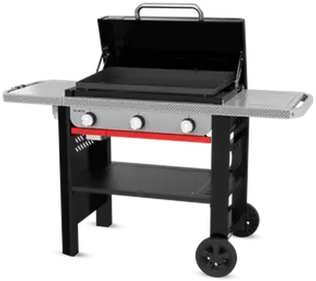 Weber Slate Plancha - Plaque 71 cm - Barbecue à gaz - 3 brûleurs