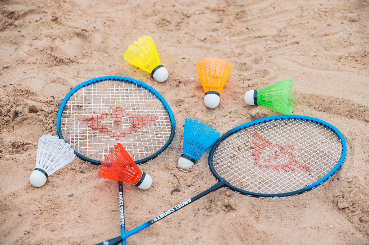 Badmintonset 2 Spelers – Inclusief 2 Rackets van Tempered Steel & 2 Shuttles – PVC Draaghoes – Outdoor & Indoor – Engelhart — afbeelding 6