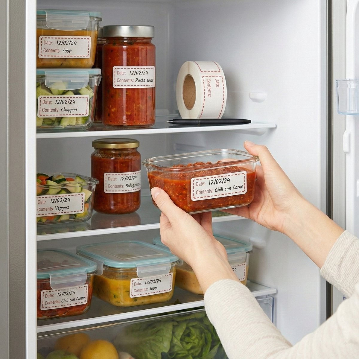 HACCP-stickers geschikt voor de vriezer