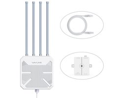 Wavlink AX3000 WN573HX3 Outdoor WiFi 6 Access Point – Weerbestendige Dual‑Band Mesh Extender – Gigabit Snelheden, Lange Afstand Bereik, PoE‑Ondersteuning – Ideaal voor Tuin, Camping & Bedrijfsterrein