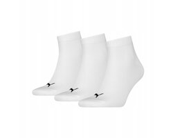 Puma - Unisex Quarter Plain Enkelsokken - 3 Pack - Maat 39-42