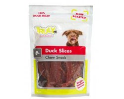 15x Truly Hondensnack Dog Slices Chew Duck 90 gr