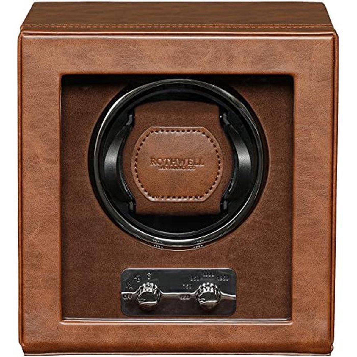 Enkele horlogewinder voor automatische horloges met stille motor en verschillende rotatie-instellingen