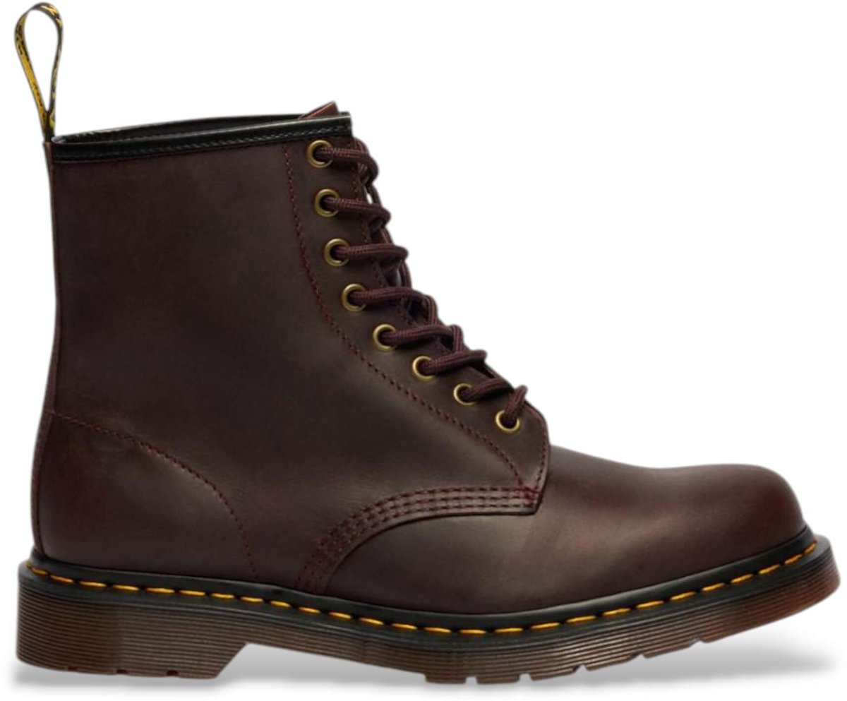 Dr Martens 1460 Crazy Horse leren laarzen bordeauxrood