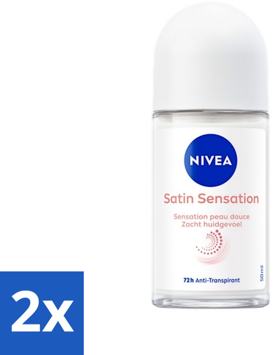 2 x Nivea - Deodorant - Roller - Soft Touch - Anti-Transpirant 50 ml - NIVEA Soft Touch Deodorant Roller - Anti-transpirant - 48 Uur Bescherming - Hydraterende Deodorant - Okselhuid Verzorging