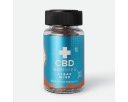 CBD Gummies Clear Mind - Verscherp je Focus & Helderheid - Helpt Ontspannen - Suikerbewust - 10mg CBD per Gummie - 30 Stuks