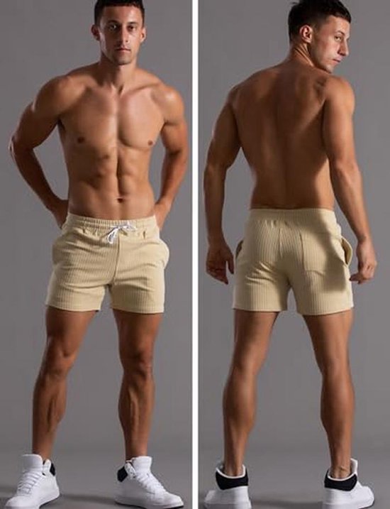 Heren Korte Sweatshorts van Katoen voor Joggen, Yoga en Training — afbeelding 5