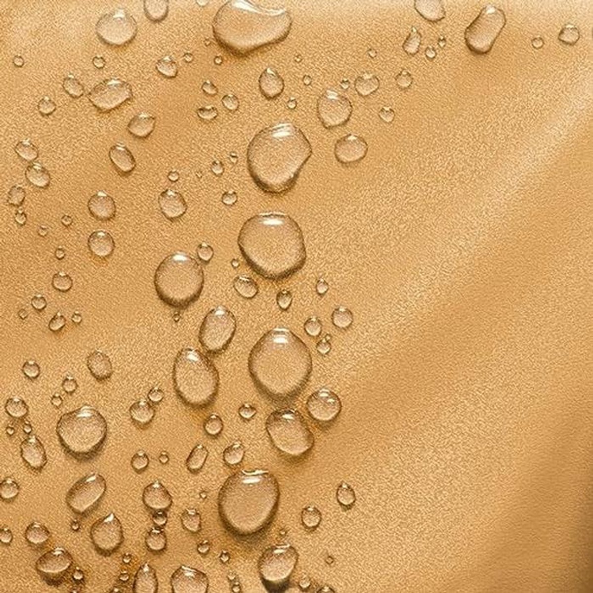 Waterafstotend Tafelkleed met Lotuseffect - Linnenlook Goud 110x200 cm