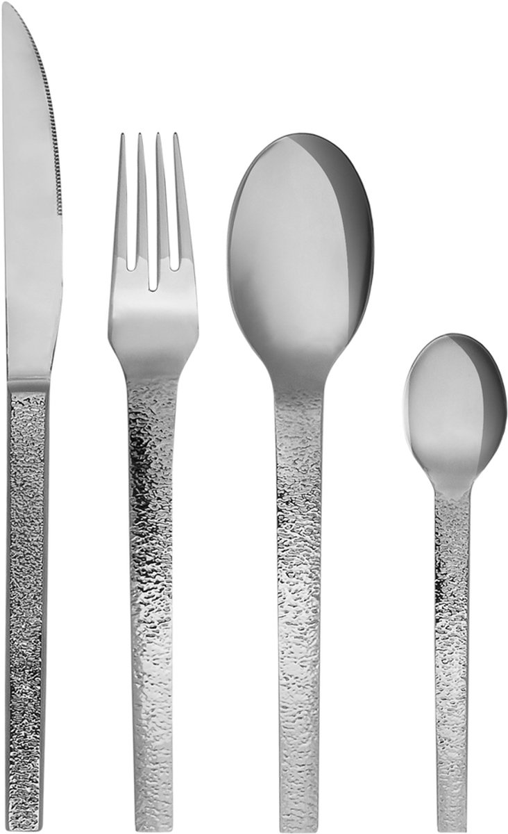 Mano Cutlery Textured (set of 16)