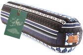 #DoYourYoga Tarik Cylindre traversin de yoga à l'épeautre bio (KBA), housse lavable en 100% coton, 68 cm x 22 cm, coussin yoga méditation / assis / coussin zafu pour Yin Yoga