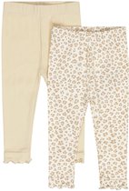 Dirkje Meisjes 2-Pack Legging - Off-white