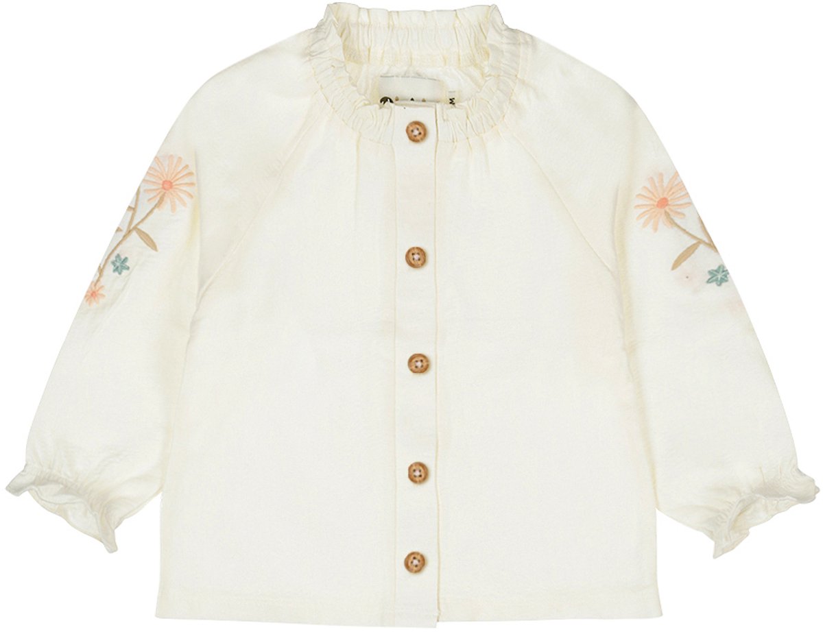 Dirkje Meisjes Blouse - Sand